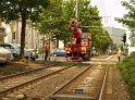 KVB Bahn entgleist Koeln Suelz Hermeskeilerstr Am Beethovenpark P021